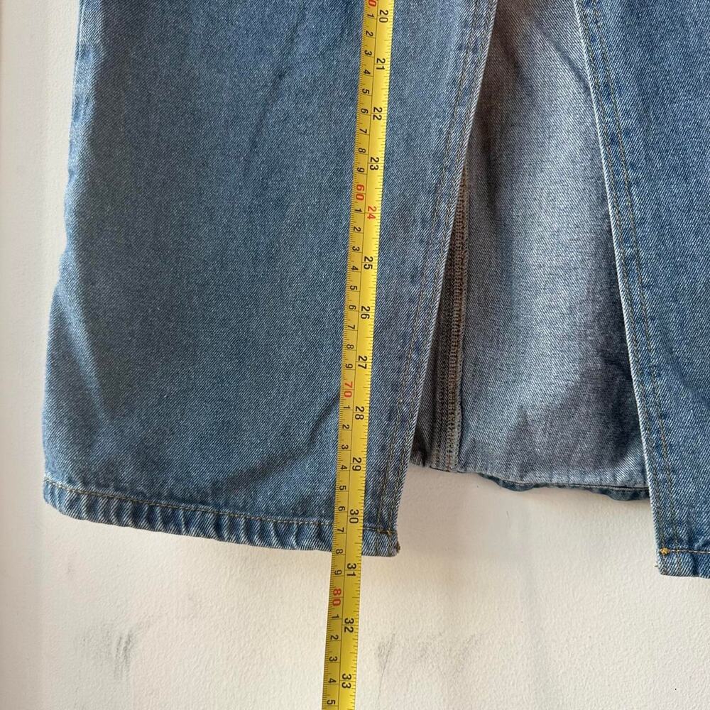 Lulus Women's Skirt Size M Blue denim cotton maxi skirt - Picture 6 of 8